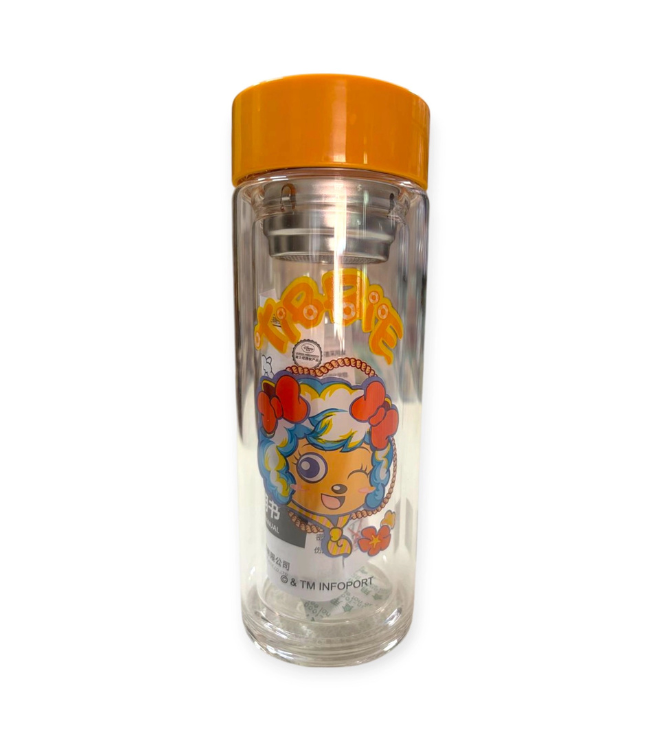 2 Layer Glass bottle with filter
