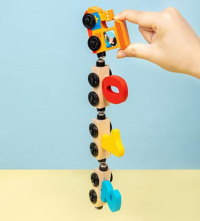 Wooden Magnetic Trains