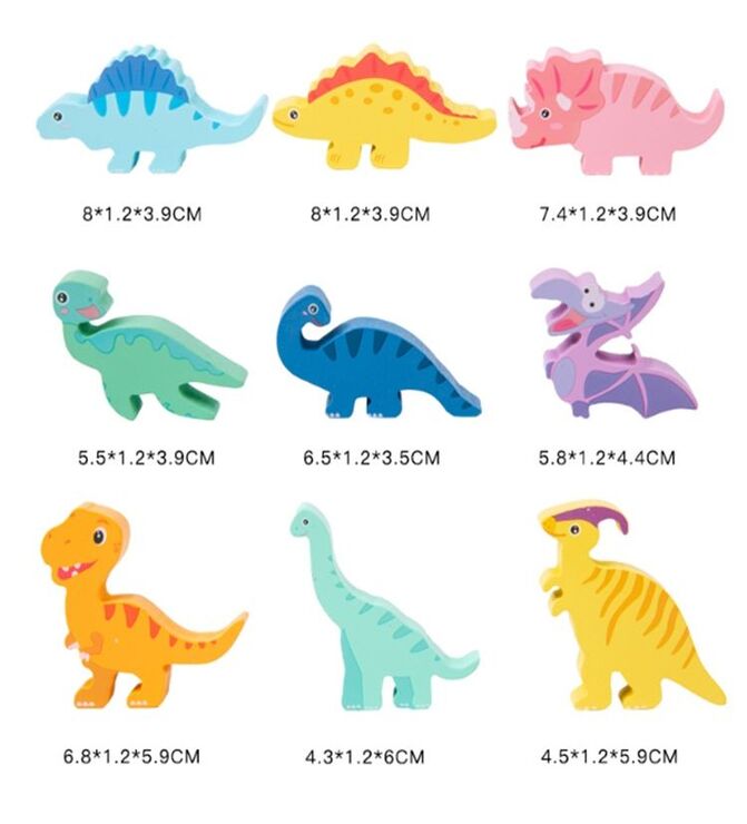 Wooden Dinosaur Folding Music