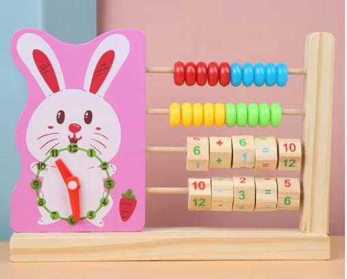 Wooden Two In One digital clock