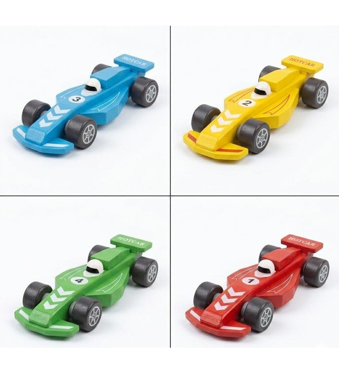Wooden F1 Race Car