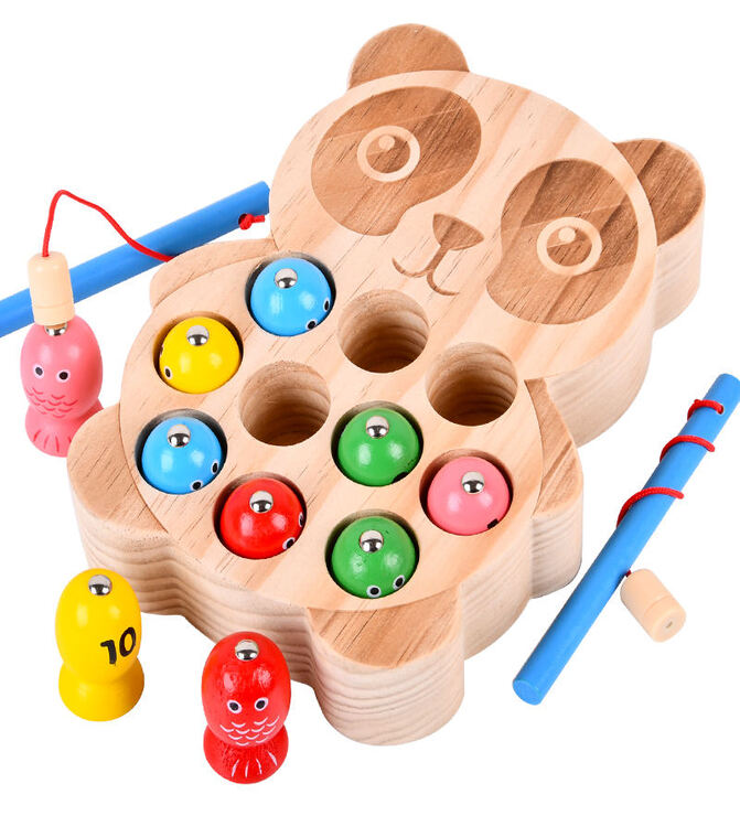 Wooden Fishing Game - Educational