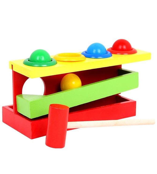 Wooden Hammercircle Ball Knock