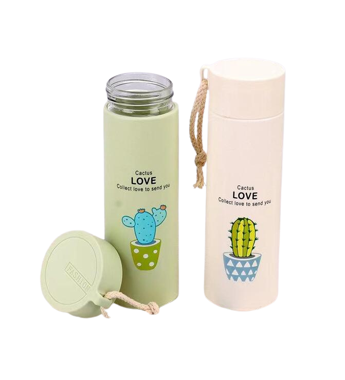 Cactus Glass Bottles 450 Ml