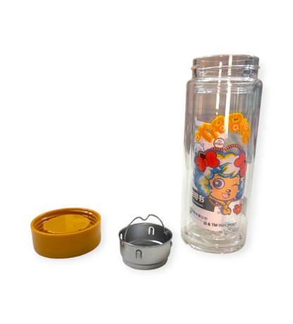 2 Layer Glass bottle with filter