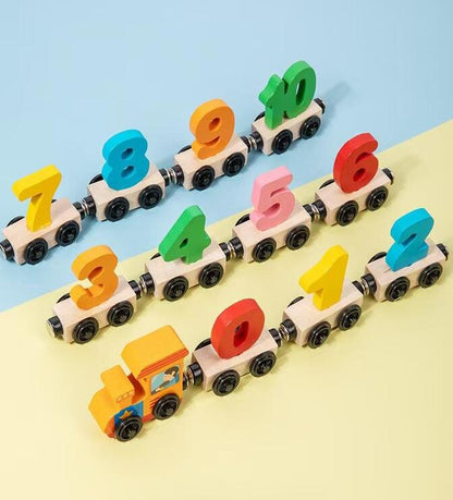 Wooden Magnetic Trains