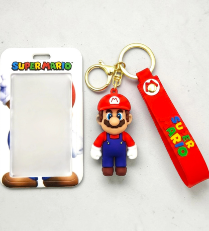 Super Mario KeyChain with ID Card