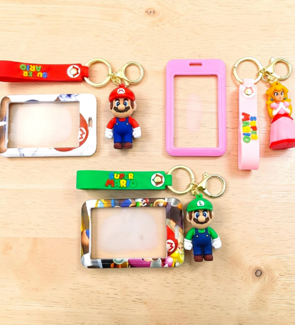 Super Mario KeyChain with ID Card