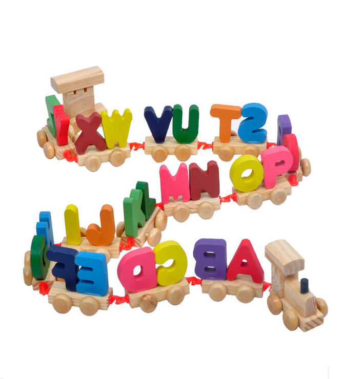 Wooden A-Z Train