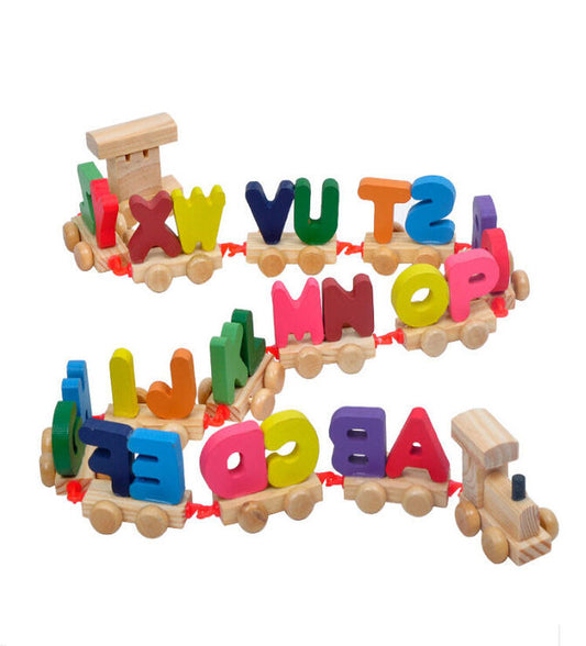 Wooden A-Z Train