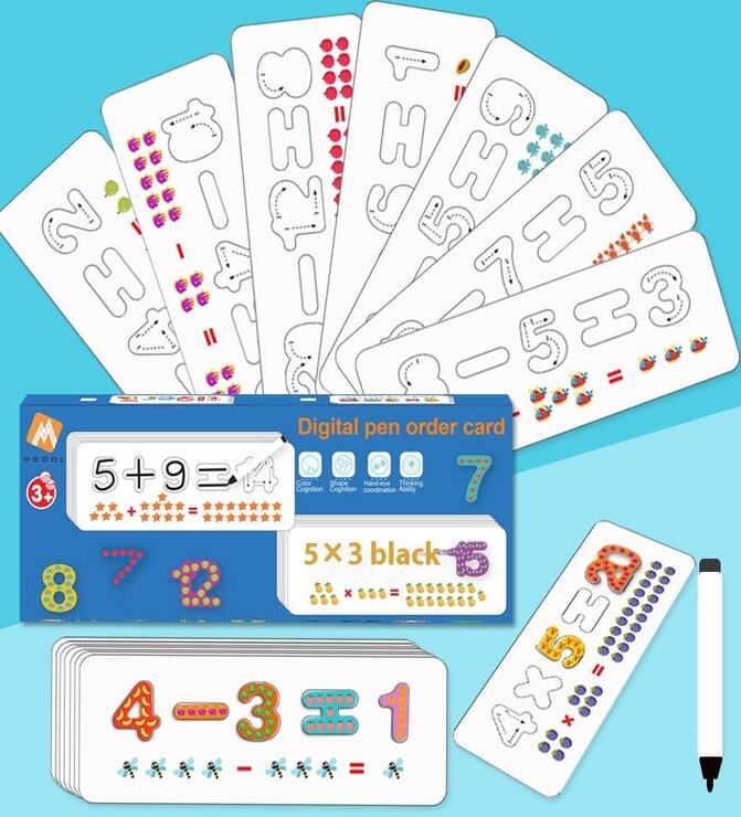 Wooden Alphabet Pen Smooth Card