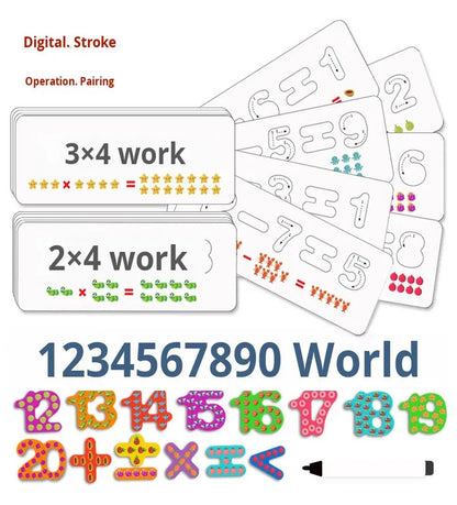 Wooden Alphabet Pen Smooth Card