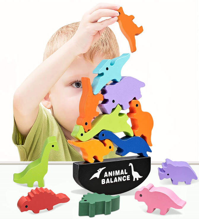 Wooden Animal Balance