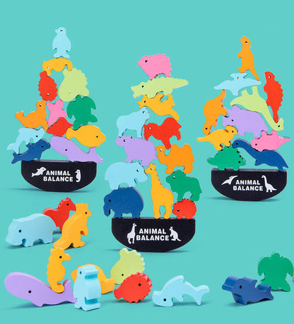 Wooden Animal Balance