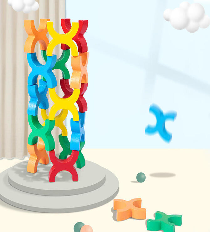 Wooden Balanced Blocks
