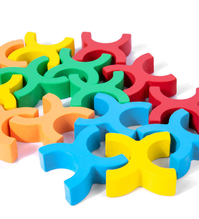 Wooden Balanced Blocks