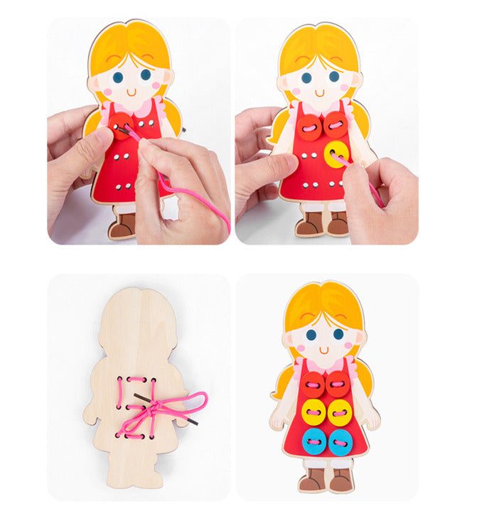 Wooden Button Toy