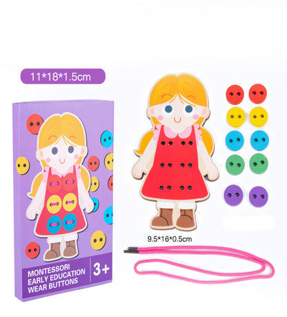 Wooden Button Toy