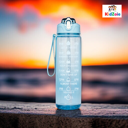 Transparent Water Bottle 1L