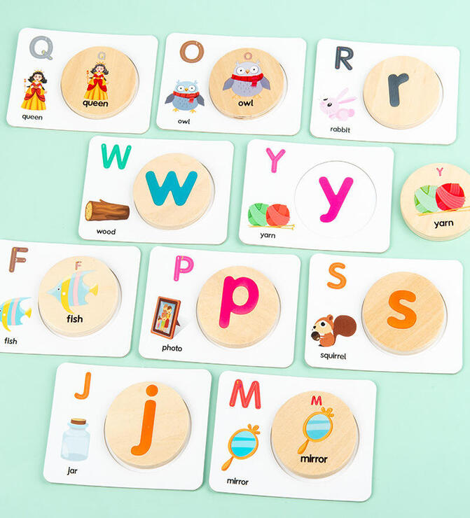 Wooden Cognitive Words