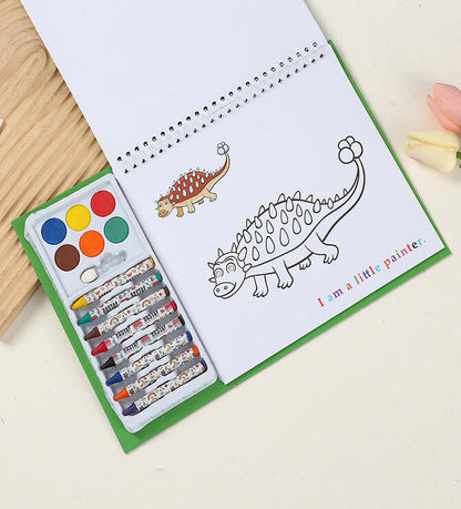 Colouring Book With Crayons