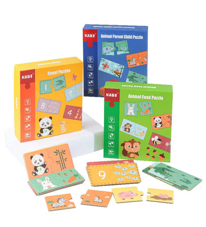 Wooden Count Puzzle - Educational