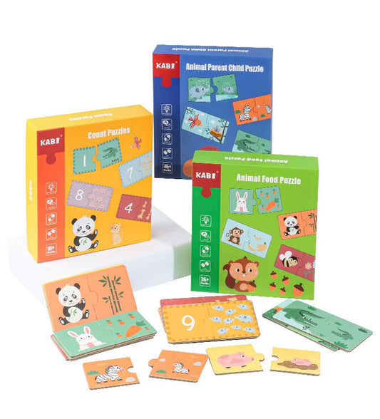 Wooden Count Puzzle - Educational