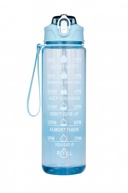 Transparent Water Bottle 1L
