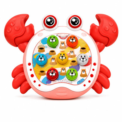 Crab Poke-A-Mole Learning Toy for Kids