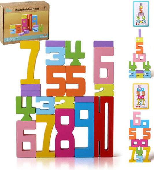 Wooden Digital Building Blocks