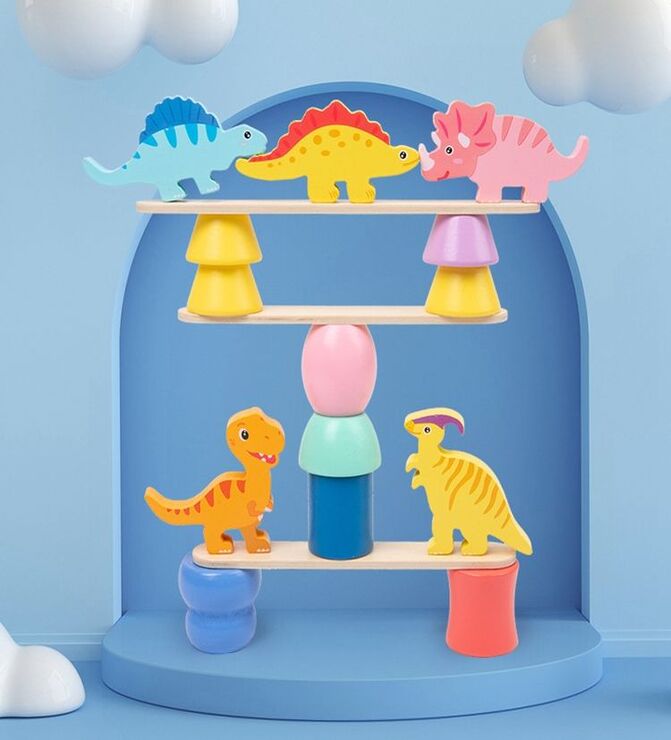 Wooden Dinosaur Folding Music