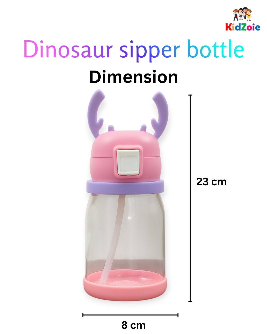 Kids Dinosaur Sipper Bottle