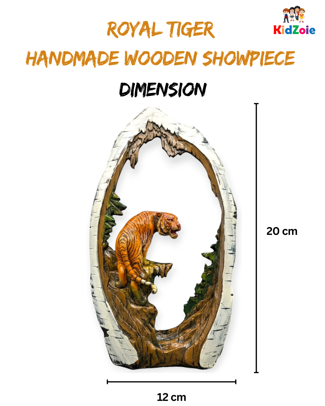 Handmade Tiger Showpiece