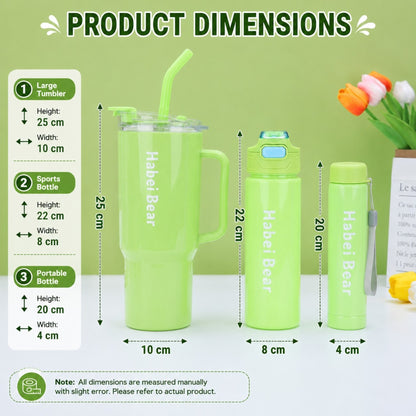 Habei Bear Premium Insulated Water Bottle & Tumbler Collection