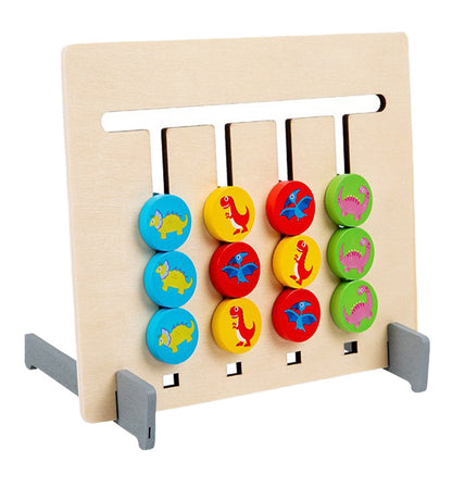 Wooden Four Color Game - Educational