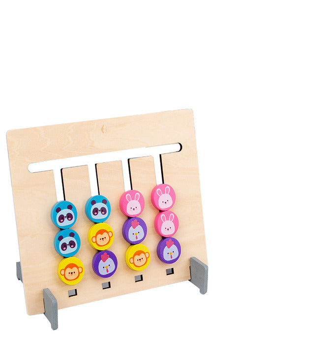 Wooden Four Color Game - Educational