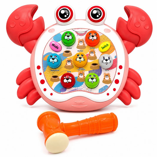 Crab Poke-A-Mole Learning Toy for Kids