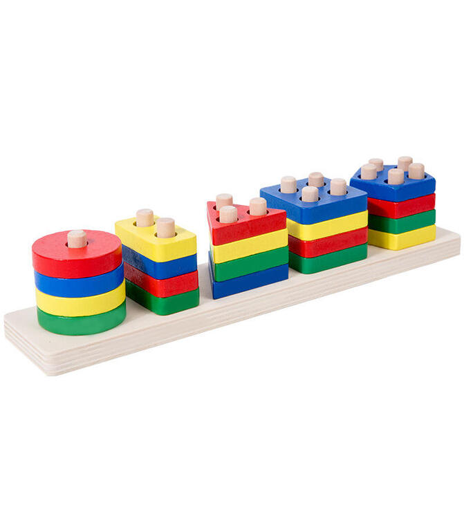 Wooden Geometry Building Block