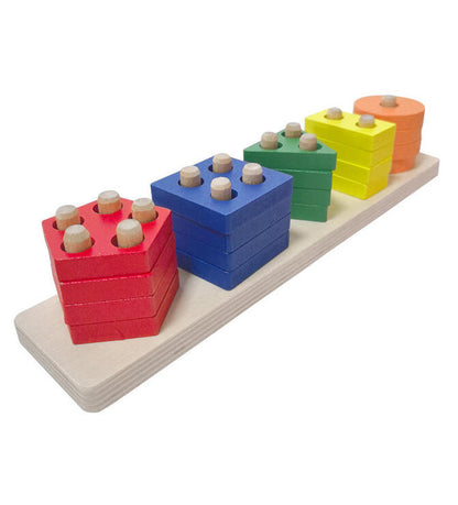 Wooden Geometry Building Block