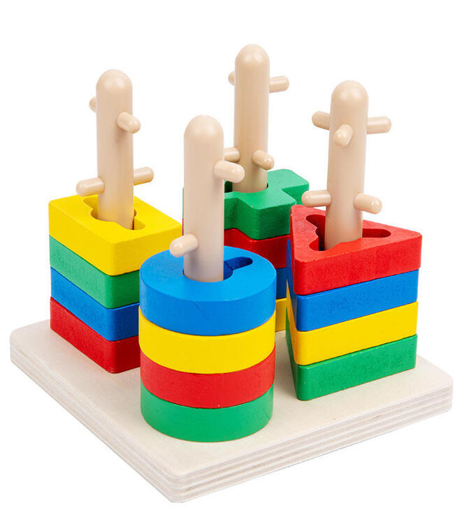Wooden Geometry Building Block