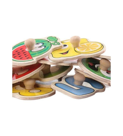 Wooden Insects Peg Puzzle - Educational