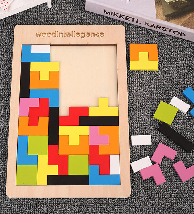Wooden Intelligent Puzzle Size 10 Mm - Educational