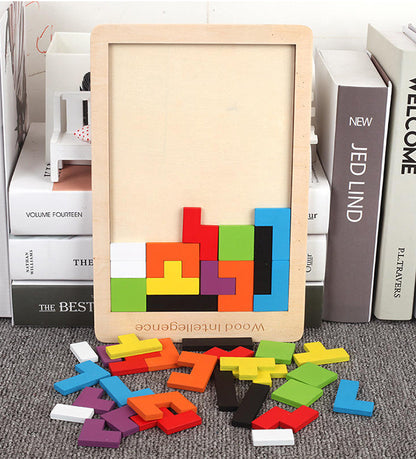 Wooden Intelligent Puzzle Size 10 Mm - Educational