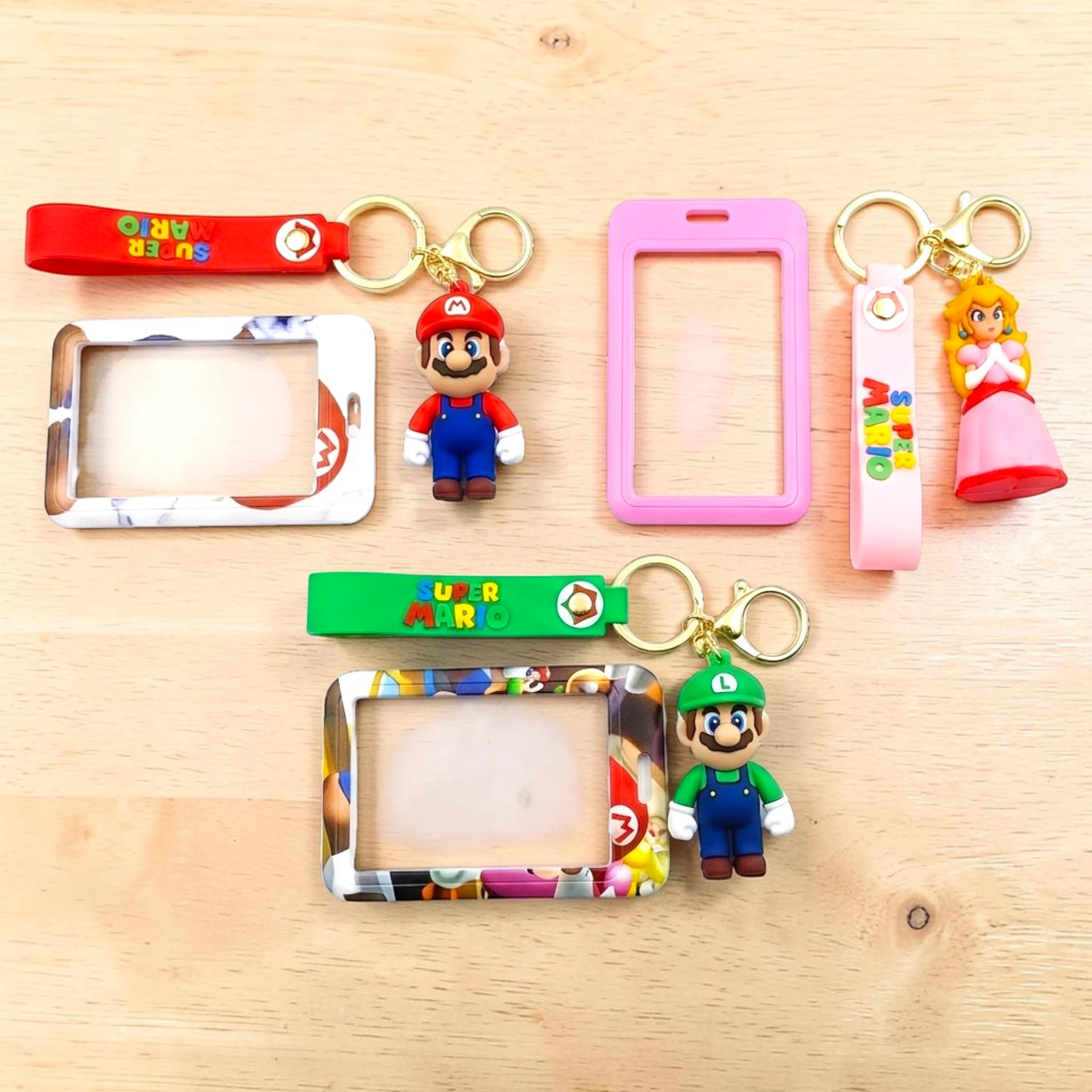 Super Mario KeyChain with ID Card