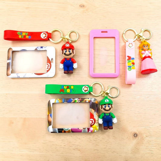 Super Mario KeyChain with ID Card
