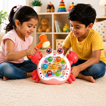 Crab Poke-A-Mole Learning Toy for Kids