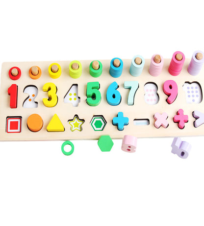 Wooden Logarithmic Board - Educational