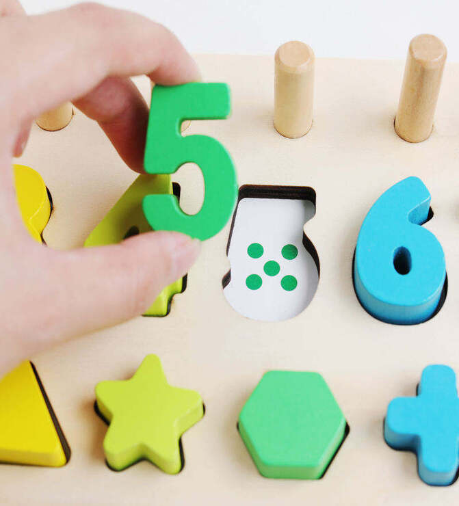 Wooden Logarithmic Board - Educational