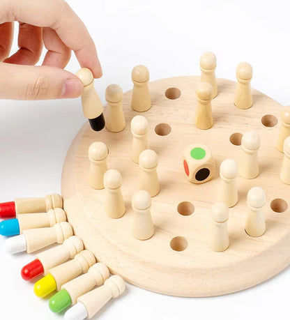 Wooden Memory Chess