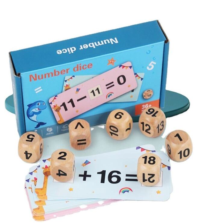 Wooden Number Dice